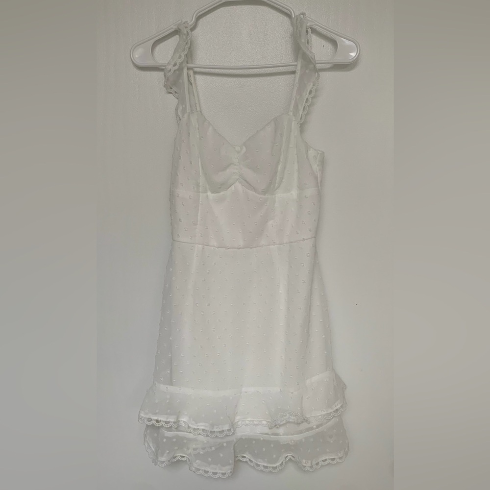 Lucy in the Sky White Mini Dress NWOT
